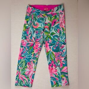 Lilly Pulitzer Luxletic Weekender crop leggings -EUC - Sz M